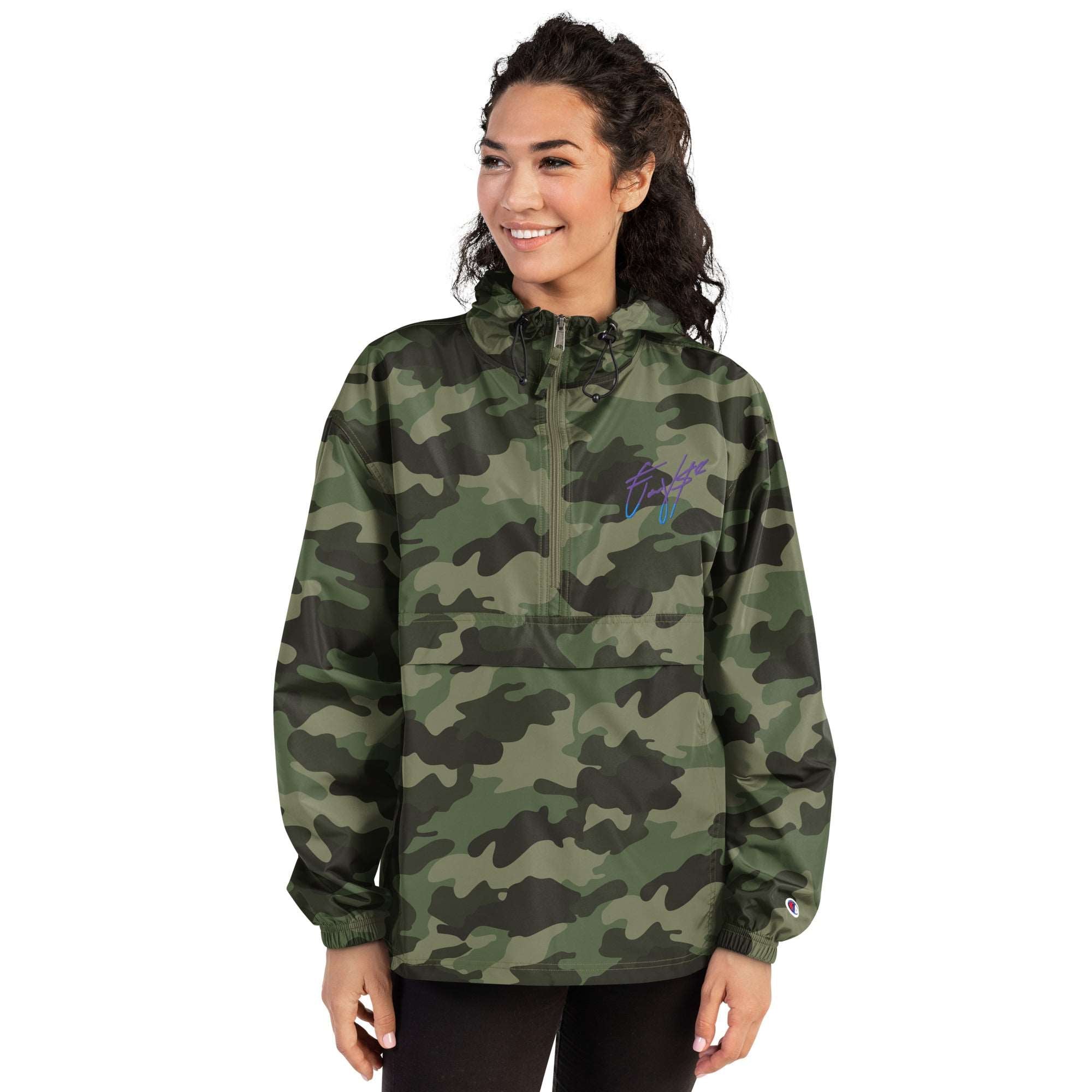 Coovse X Champion Camo Packable Jacket