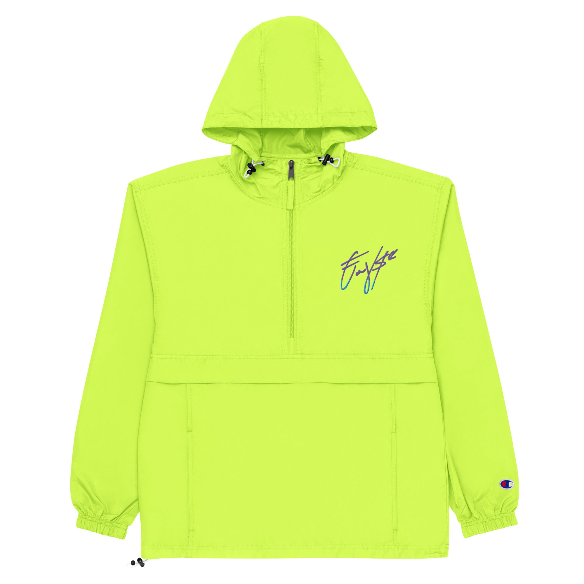 Coovse Gnature Embroidered Champion Packable Jacket